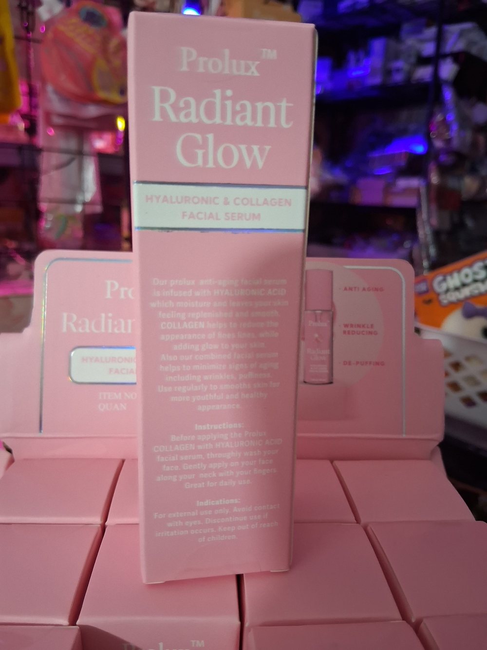 Radiant Glow Pink Hyaluronic & Collagen Facial Serum
